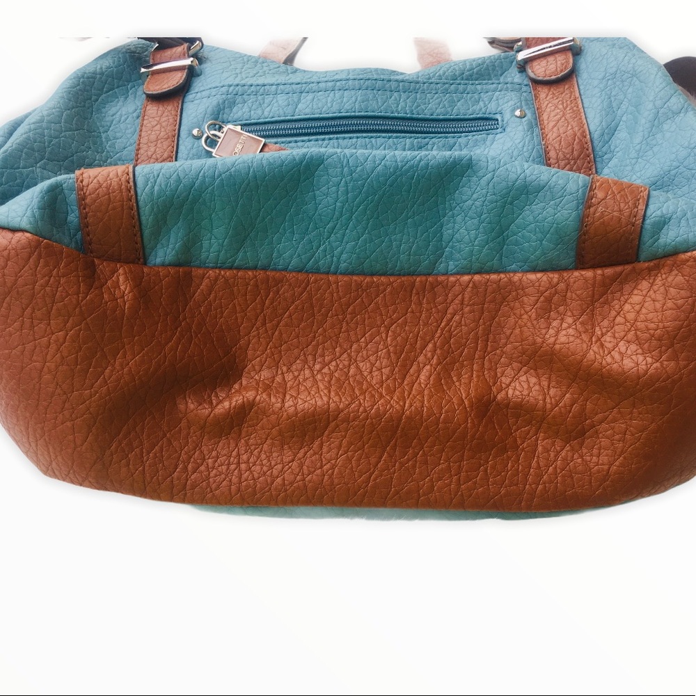 Rosetti green / brown handbag - Picture 7 of 16